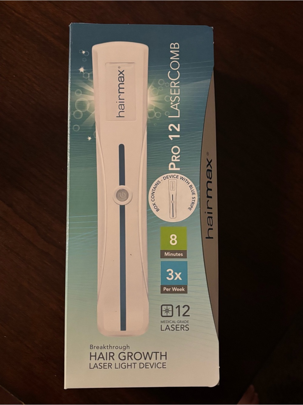 Hairmax Pro 12 LaserComb Laser Light Device NIB